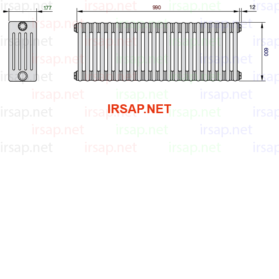 Радиатор IRSAP Tesi 50600/22 T12 CL 01